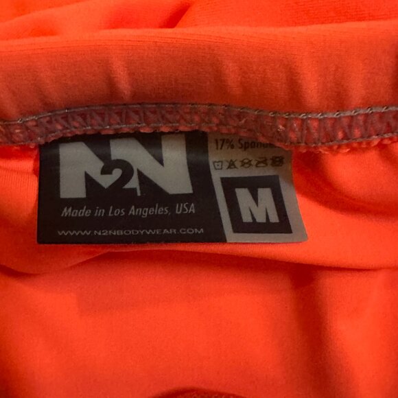 N2N Bodywear Men’s Swim Brief – Bright Orange – Size Medium - Picture 11 of 11